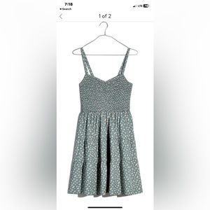 COPY - Madewell Tucker Tie Mini Dress